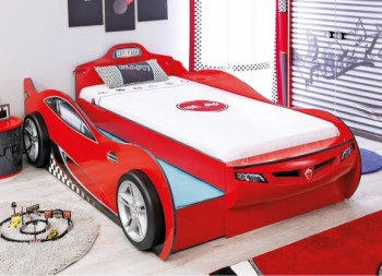 CARBED Кровать-машина Coupe с выдвижной кроватью Red 20.03.1306.00 в Нагорном - nagornoe.mebel54.com | фото