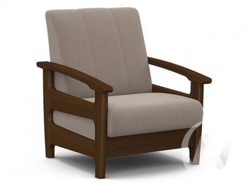 Кресло для отдыха Омега (орех лак/CATANIA COCOA) в Нагорном - nagornoe.mebel54.com | фото