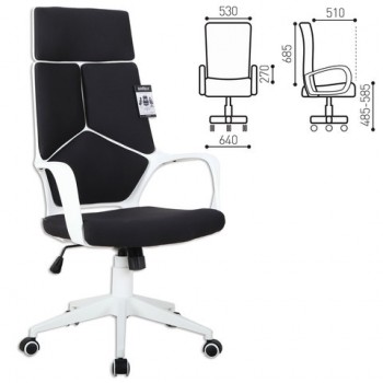 Кресло офисное BRABIX Prime EX-515 (черная ткань) в Нагорном - nagornoe.mebel54.com | фото