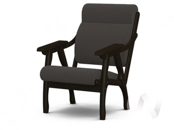 Кресло Вега-10 (венге лак/ULTRA GRAFIT) в Нагорном - nagornoe.mebel54.com | фото