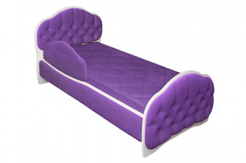 Кровать 170 Гармония 32 Фиолетовый (мягкий бортик) в Нагорном - nagornoe.mebel54.com | фото