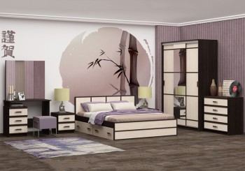 Модульная спальня Сакура в Нагорном - nagornoe.mebel54.com | фото